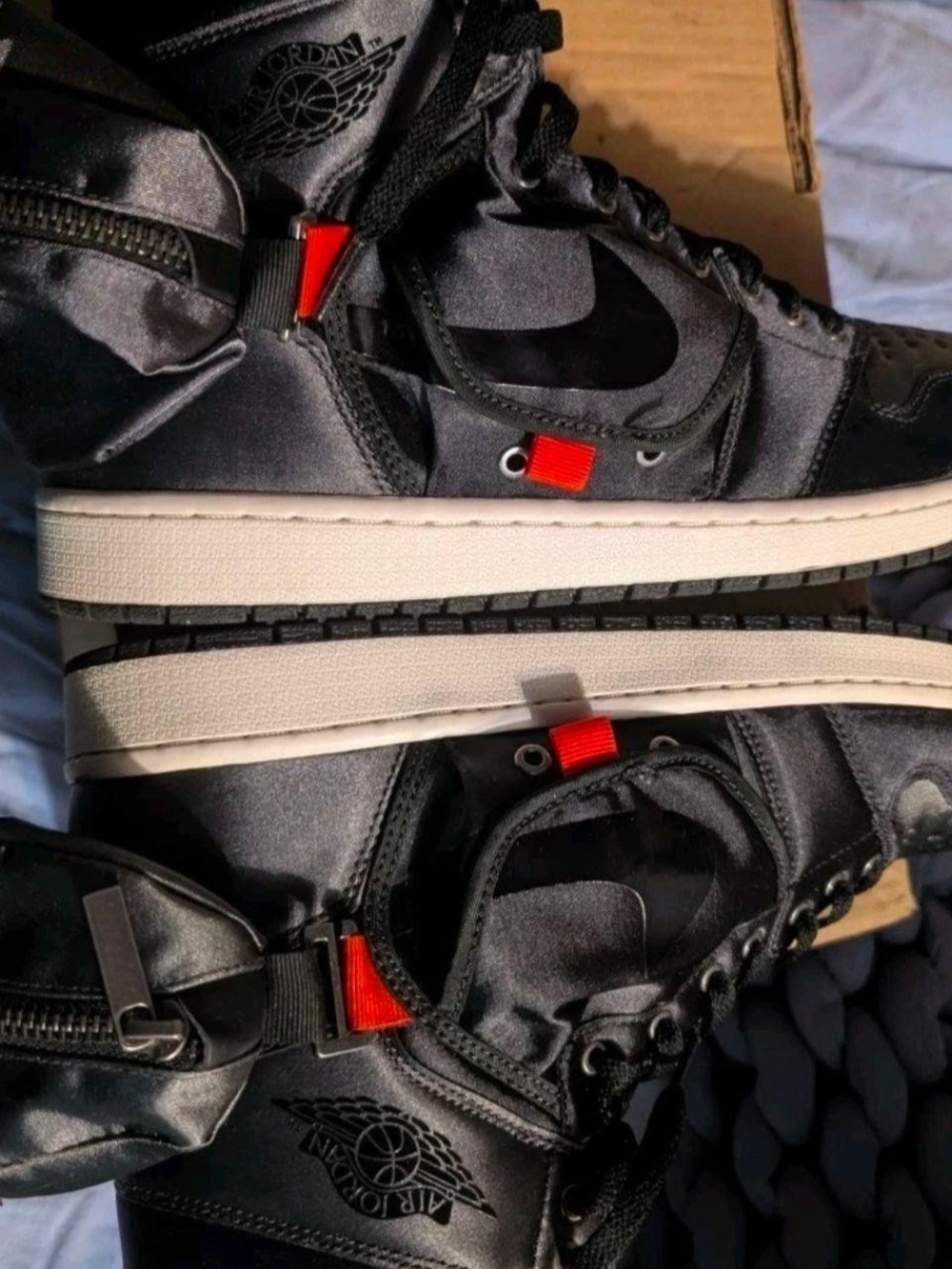 Air Jordan 1 Retro Utility SP NIB with Bags On Shoes And Extra Carrying Duffel